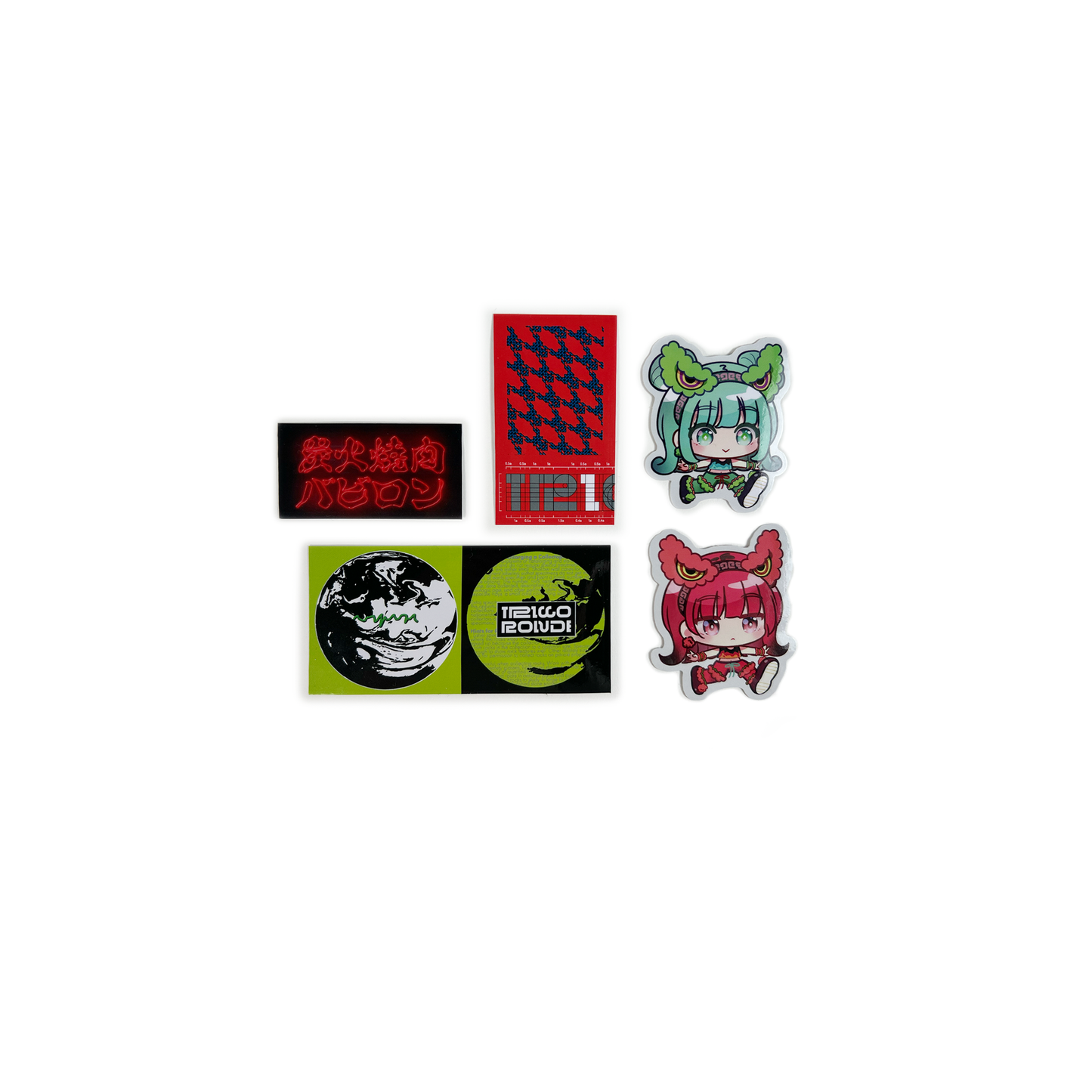 【販売】11 5stickers set