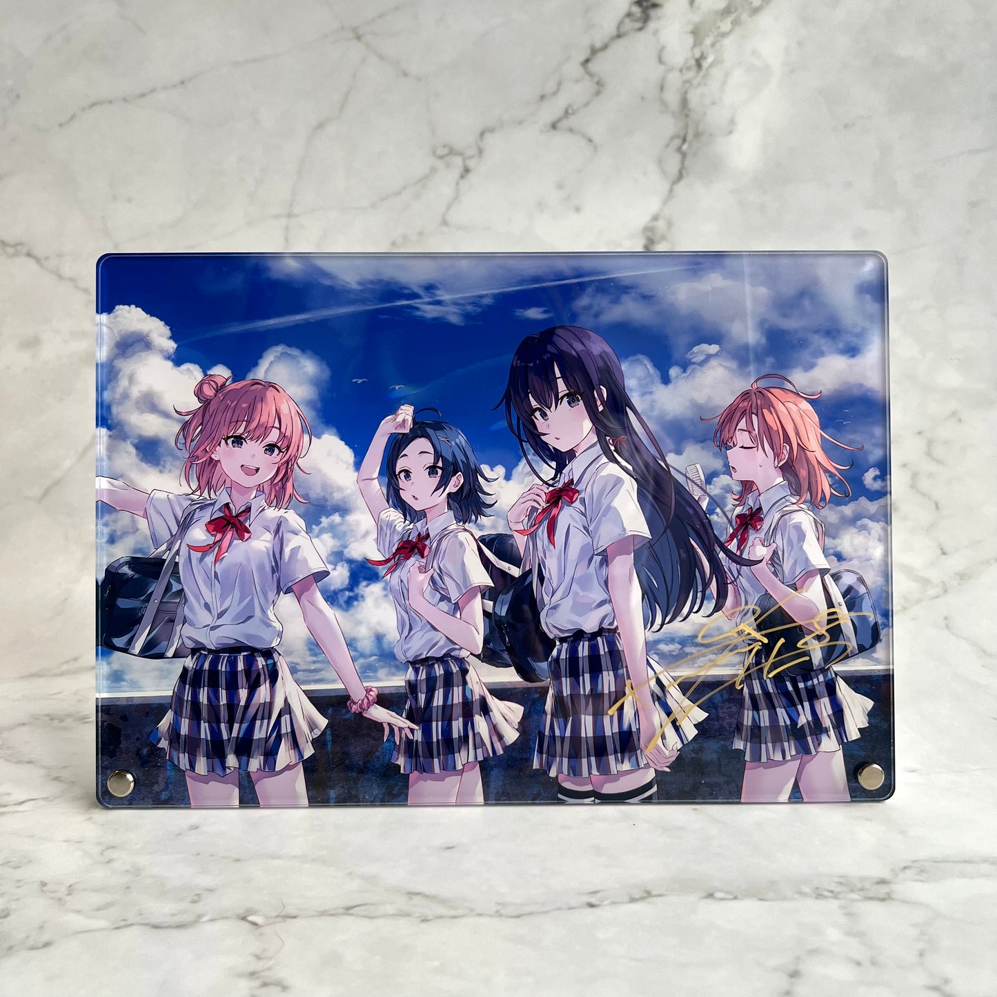 【C106受注/6000円以上購入で特典がつきます！】アクリルボード『雲の向こうは、いつも青空』【9/15(月)23:59まで】