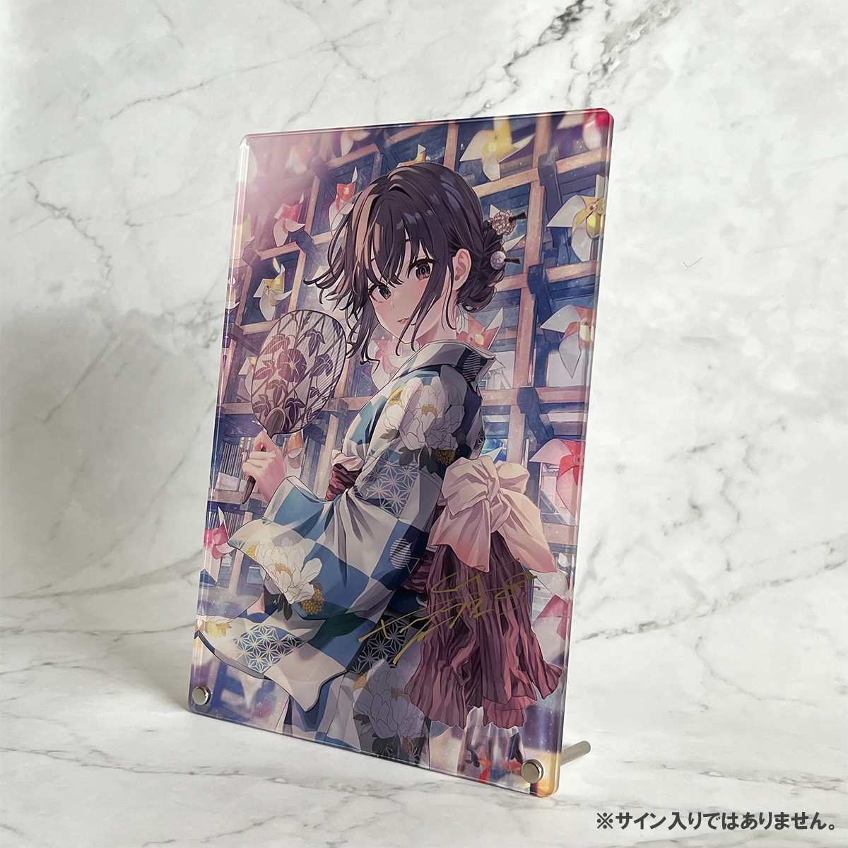 【C108受注/9/23(水)まで】アクリルボード『風誘う藍に』【6000円以上で特典あり】